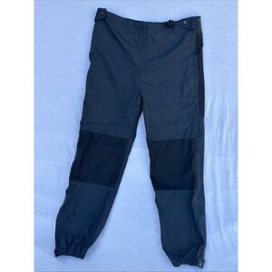 REI Pants Mens Black Sz L Gore-Tex Thaw Waterproof Full Side Zip Outdoor Snow